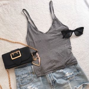 Brandy Melville Striped Tank Top